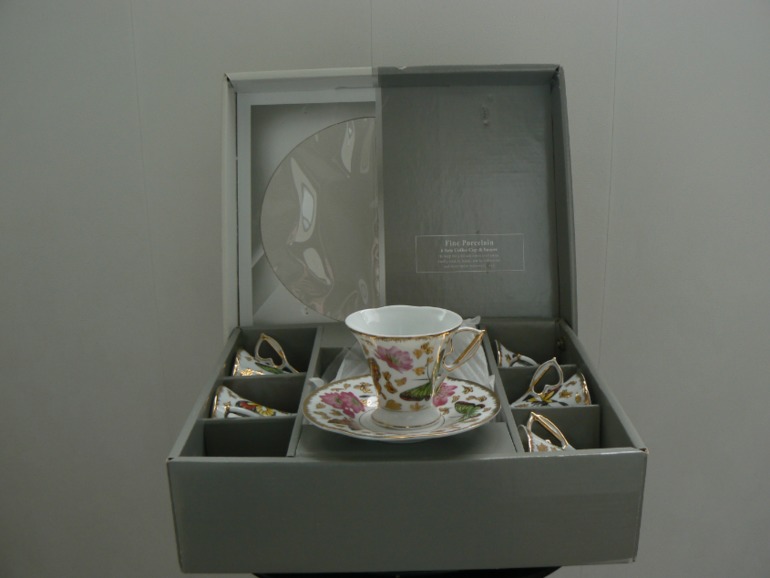 Посуда новая! кофейный сервиз и тортница