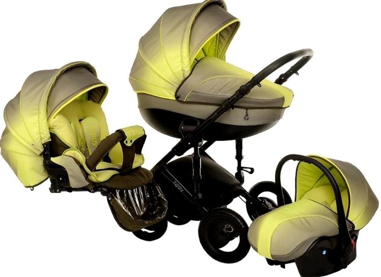 Цвет коляски, не будет ли беспокоиться малыша внутренняя зеленая кислотная обивка?!