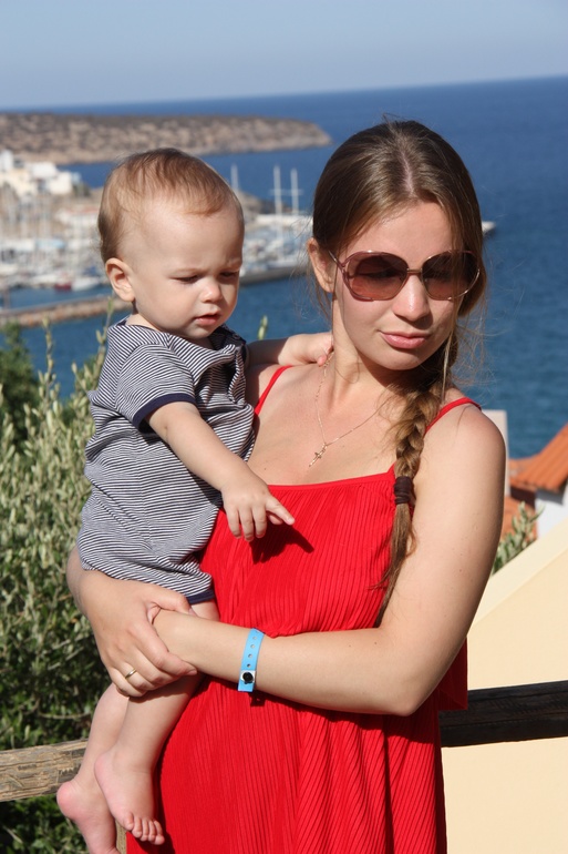 Крит. Знакомство с морем:)