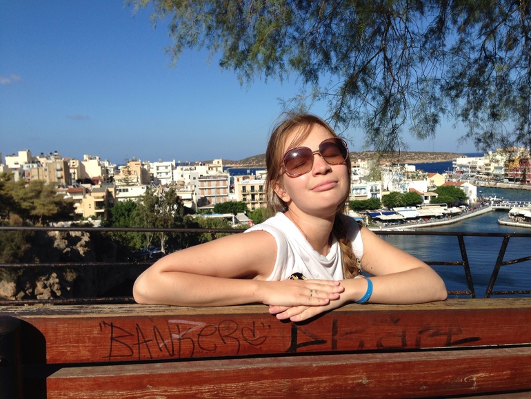 Крит. Знакомство с морем:)