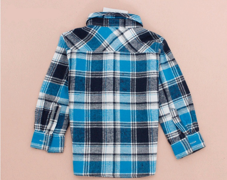 Рубашки в клетку с мишкой