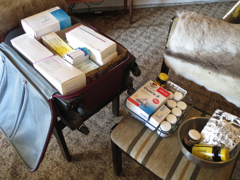 Медикаменты. Развлекаюсь вот, в ожидание месячных :-)