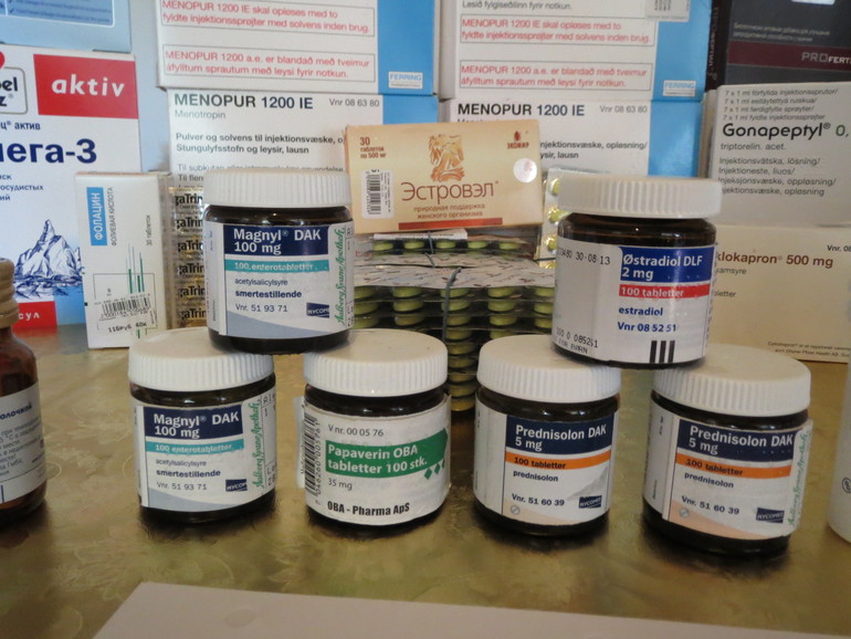 Медикаменты. Развлекаюсь вот, в ожидание месячных :-)