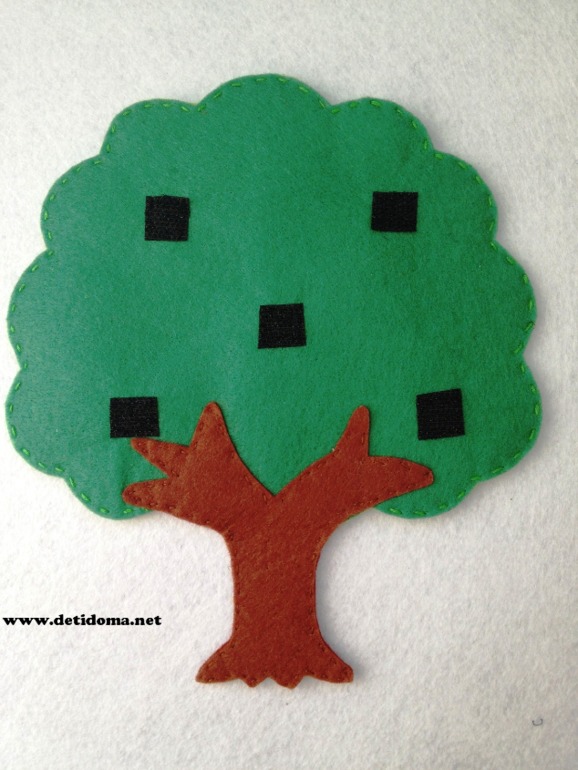 Мастер-класс игрушки из фетра «Вечнозеленое дерево»