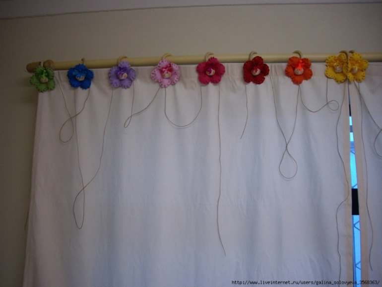 Нашла в инете идеи для детской