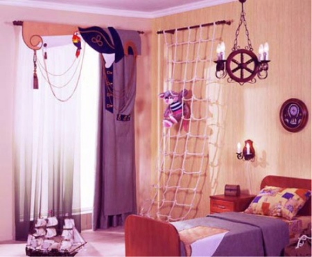 Нашла в инете идеи для детской