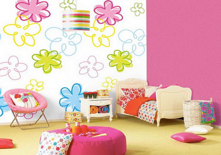 Нашла в инете идеи для детской