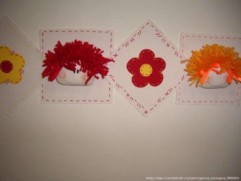 Нашла в инете идеи для детской