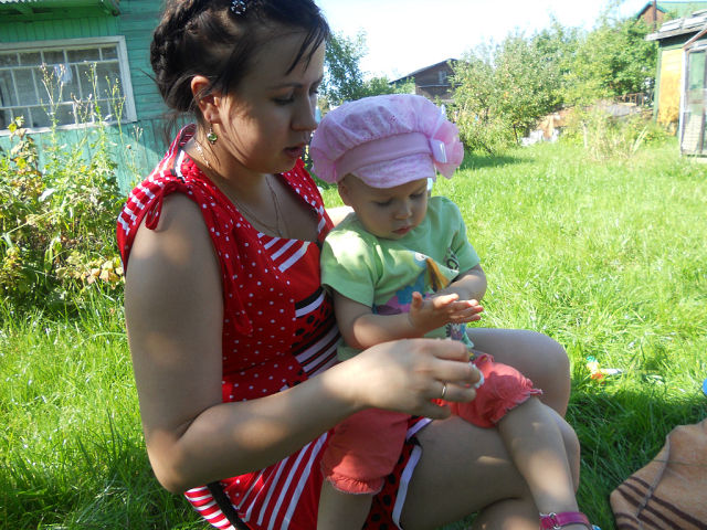 провели лето на даче!))