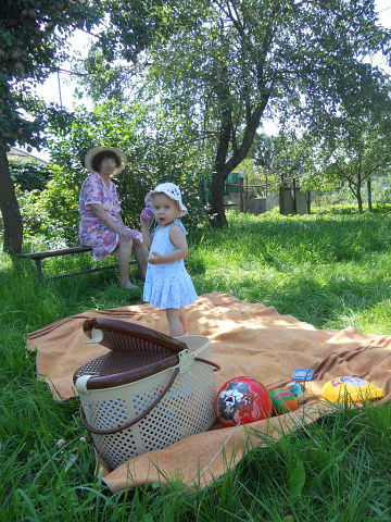 провели лето на даче!))