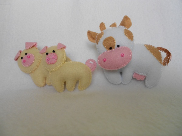 Зверушки по мотивам игрушек Érica Catarina