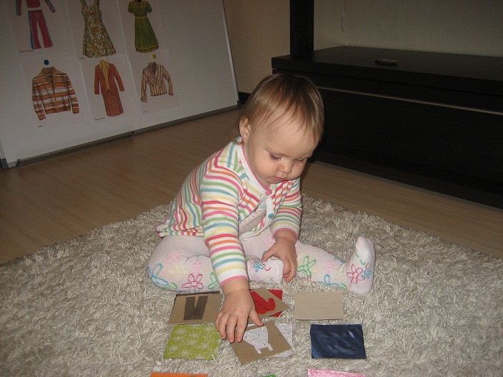 Тактильные карточки. Одежда