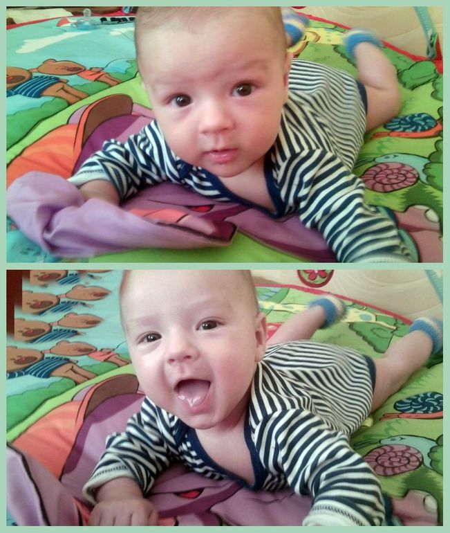 Нам четыре месяца! :)