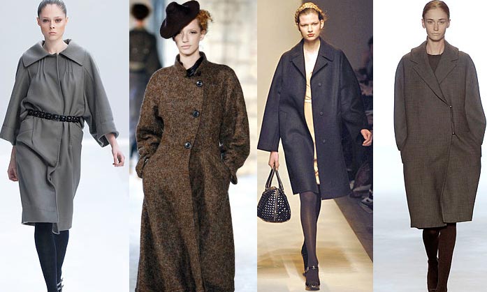 Объемное пальто