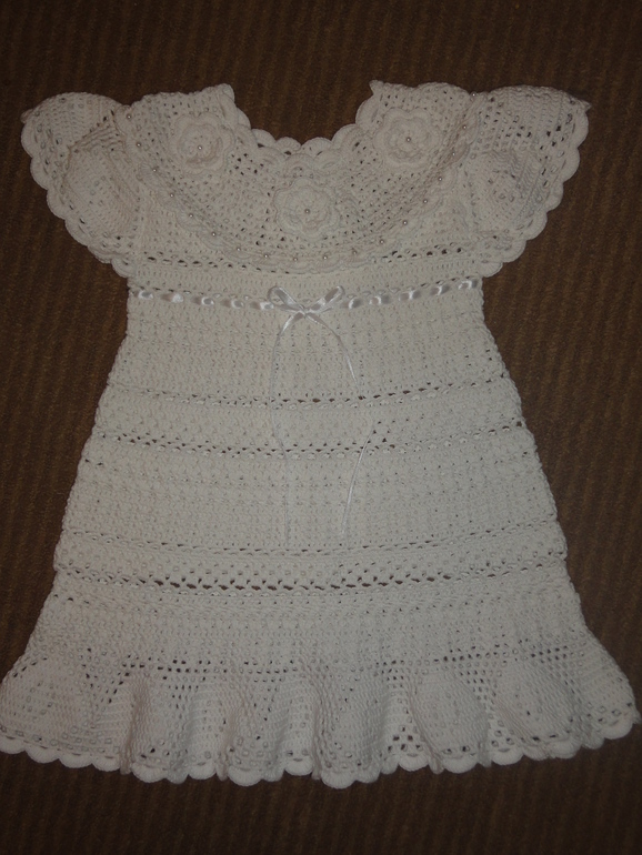 Крестильный комплект для девочки из 5 предметов