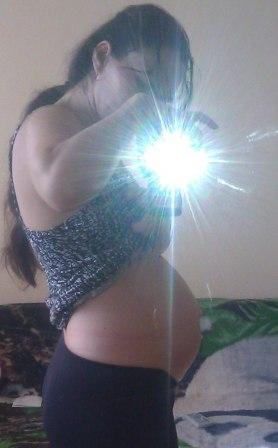 Мой пузик в 27 недель... осталось 3 мес. и пару дней...