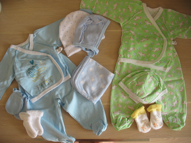Одежда в роддом для новорожденного