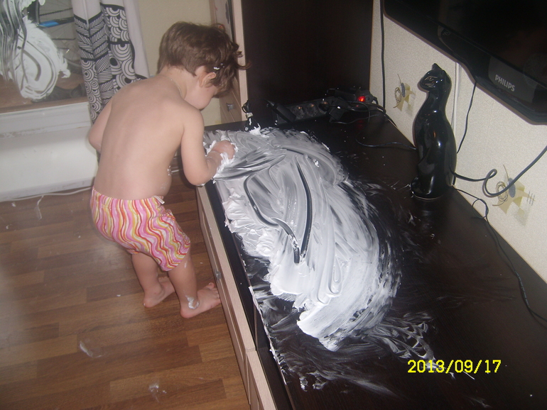 Наше рисование пеной!!!!