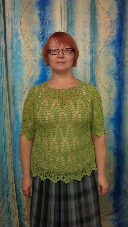 простенькая кофточка вслед уходящему лету