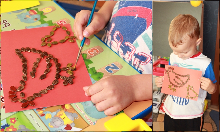 Арбузные семечки.