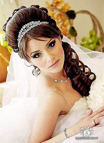 свадебные прически