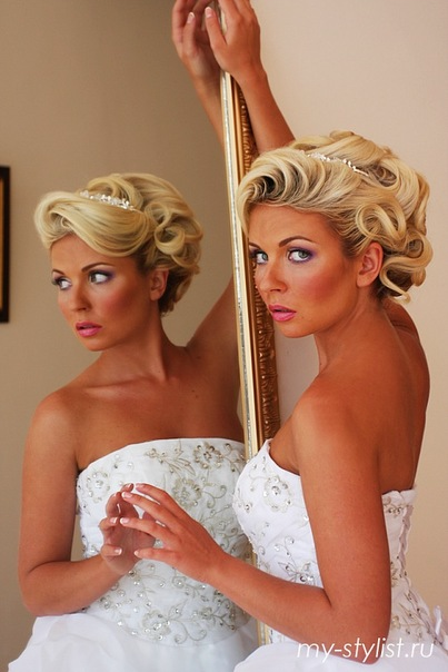 свадебные прически