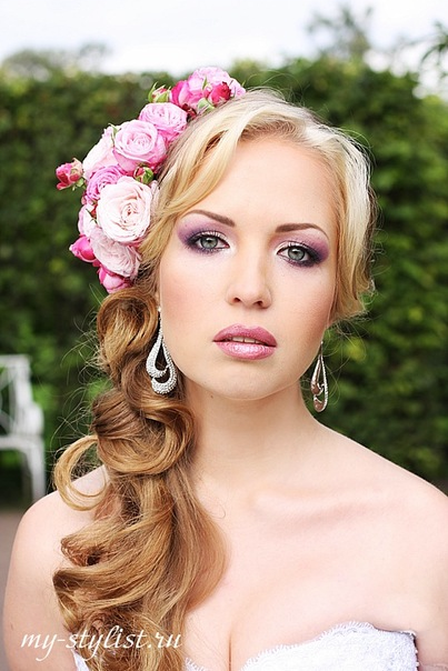 свадебные прически