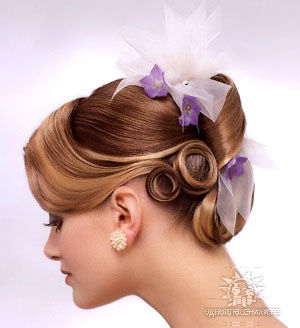 свадебные прически