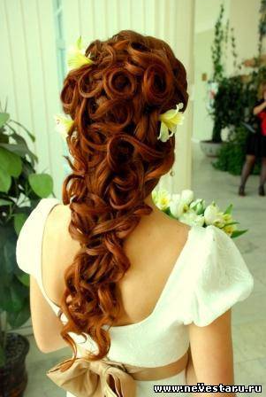 свадебные прически