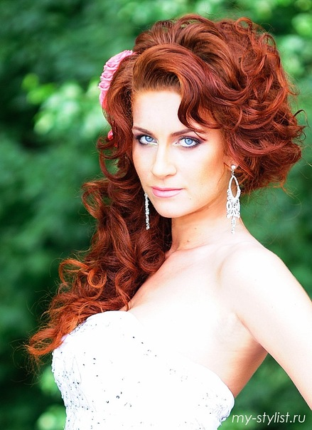 свадебные прически