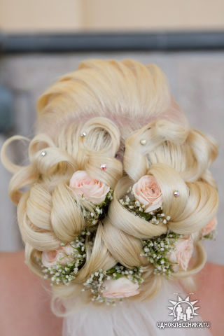 свадебные прически