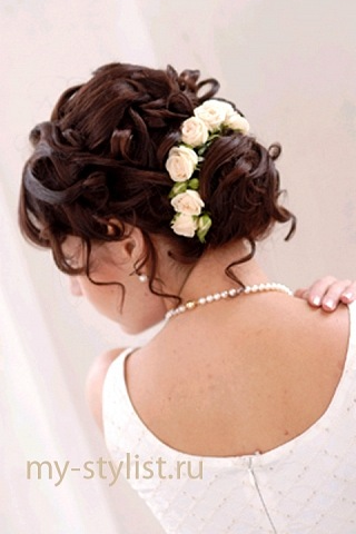 свадебные прически