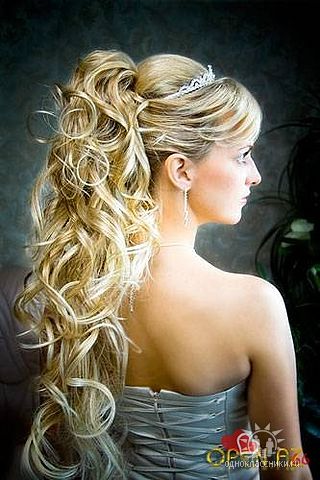 свадебные прически