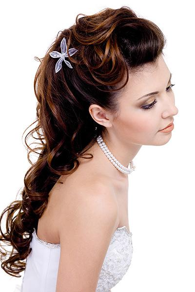 свадебные прически