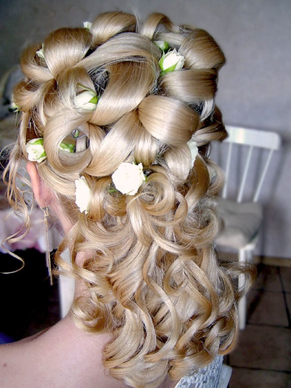 свадебные прически