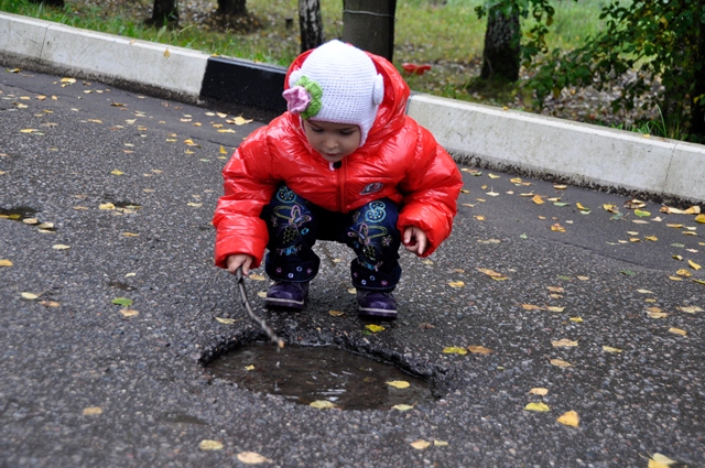 Осень. Гулятельные занятия