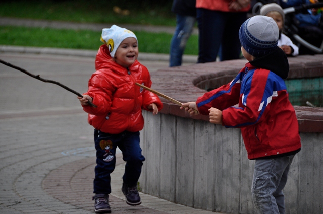 Осень. Гулятельные занятия