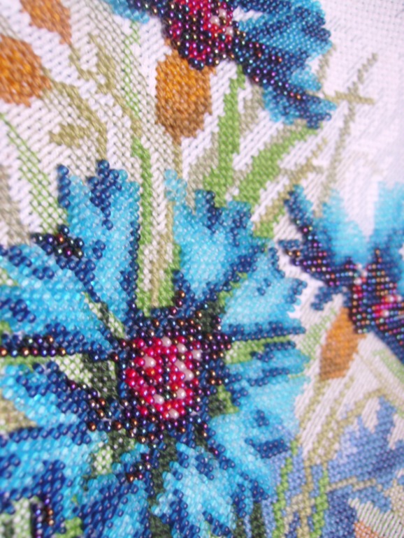 Сумка-васильки.