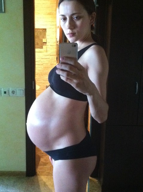 Вот таким был мой пузик)...Скучаю по нему)