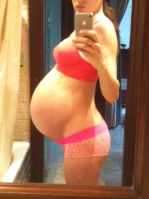 Вот таким был мой пузик)...Скучаю по нему)