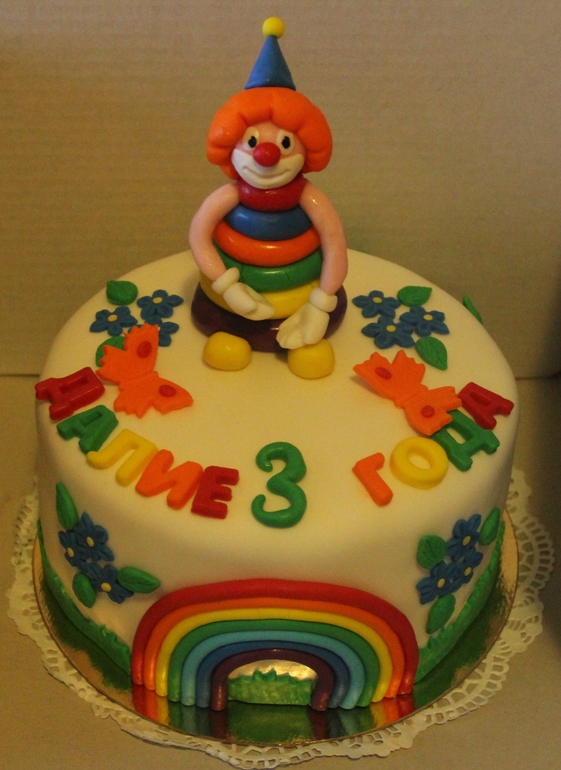 Торт Весёлая радуга