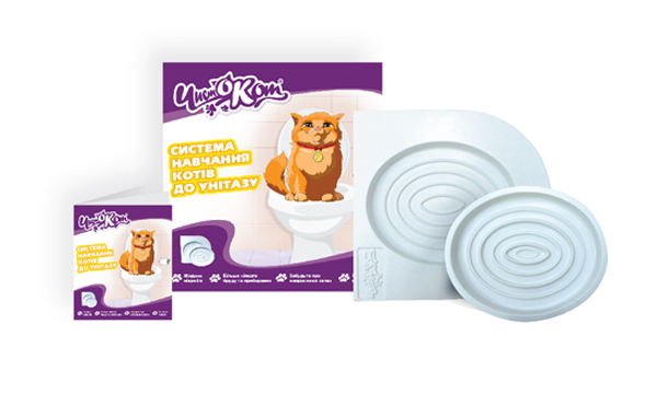 Кот на унитазе