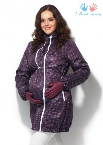 Продам демисезонную слингокуртку I love mum "вуаля" фиолет р. 46