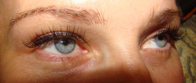 С - изгиб, толщина 0,15 мм Наращивание ресниц