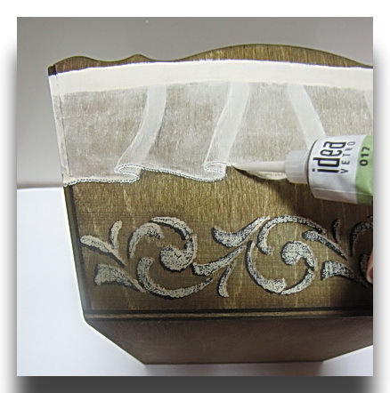 Имитация тонкой ткани, капрона. Поэтапный мастер-класс с фотографиями