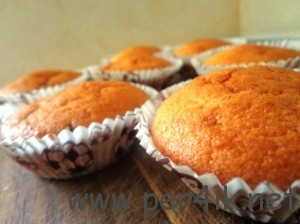 Кексики на ряженке с кусочками шоколада