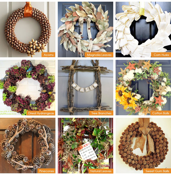 Супер-подборка осенних венков на дверь – будьте оригинальнее своих соседей!