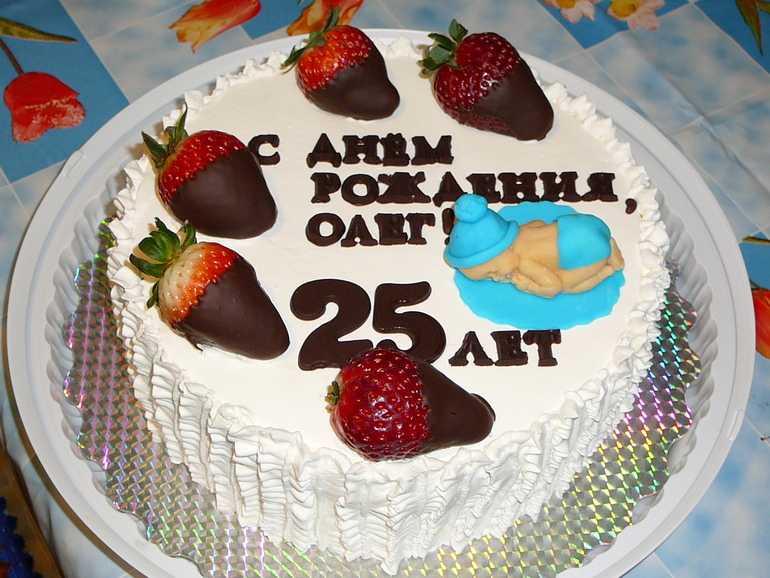 тортик с клубничкой