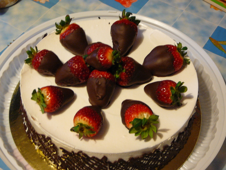 Суфлейный с клубничкой!