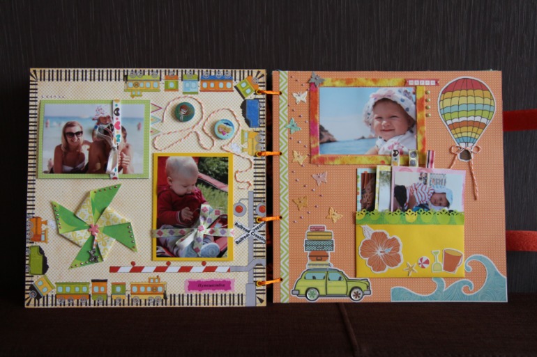 Альбом для дочки про первый год